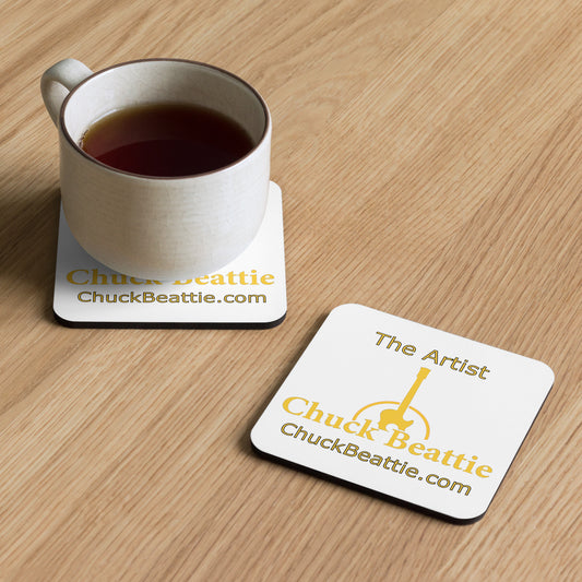 Cork-back coaster
