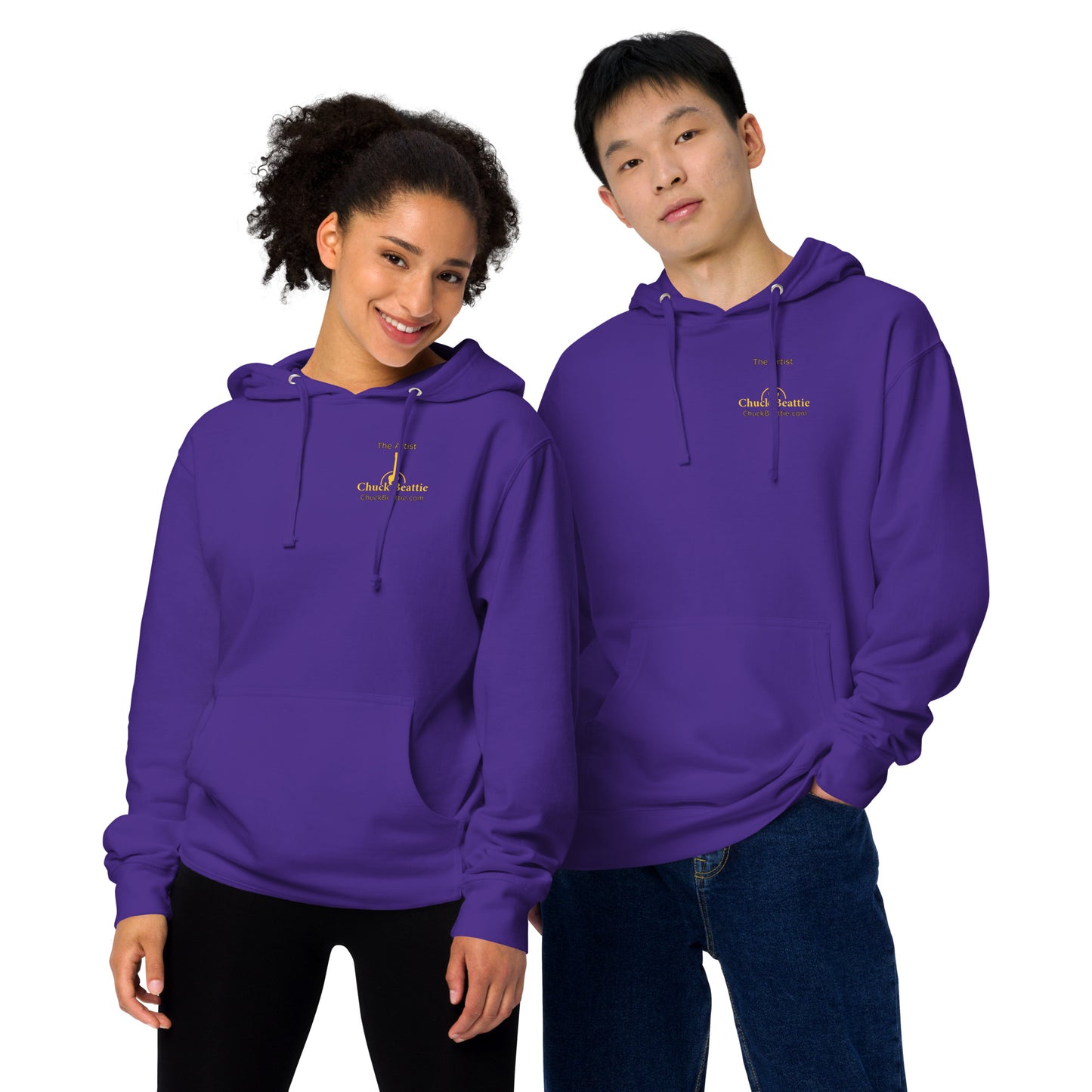 Unisex midweight hoodie - Chuck Beattie