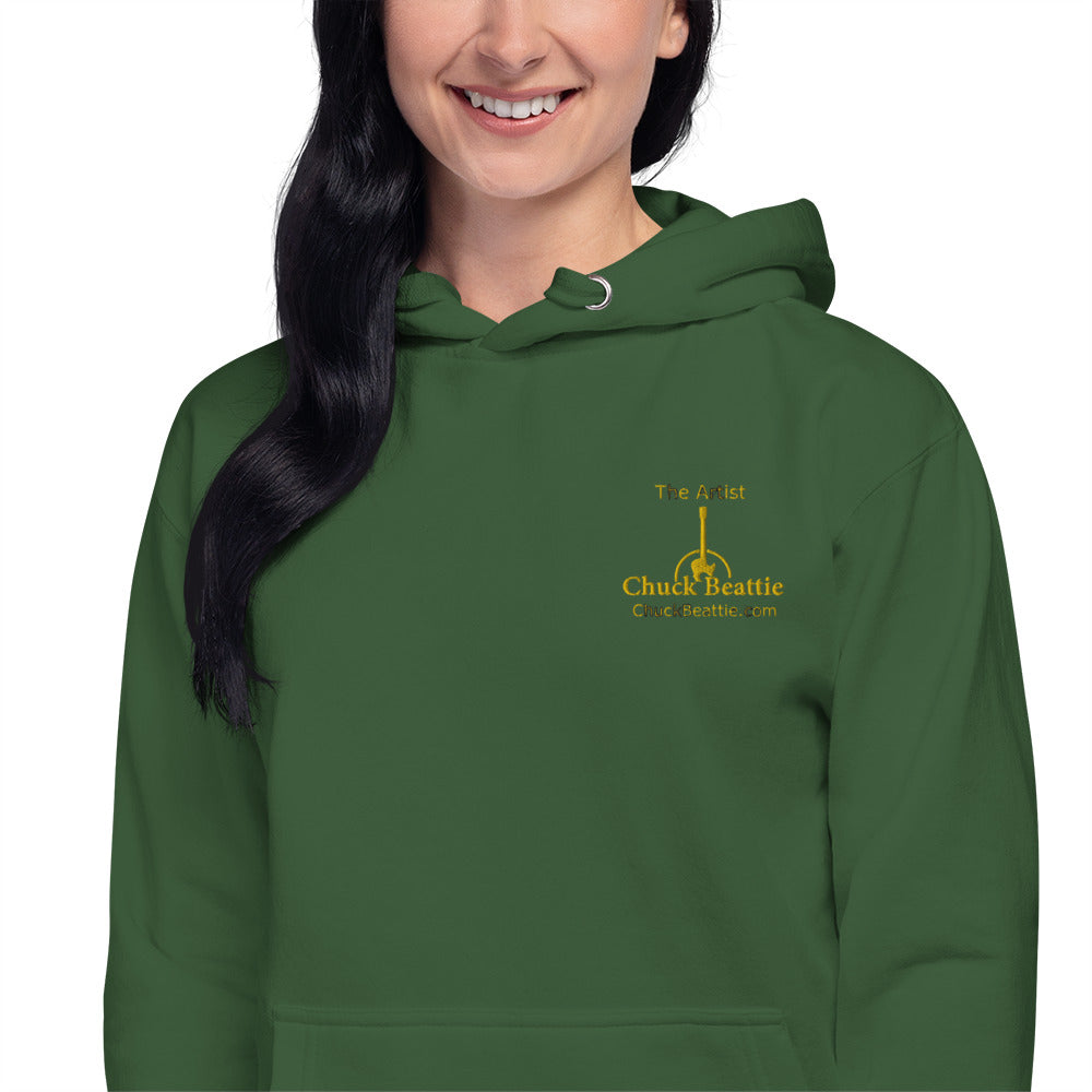 Unisex Hoodie Embroidery - Chuck Beattie