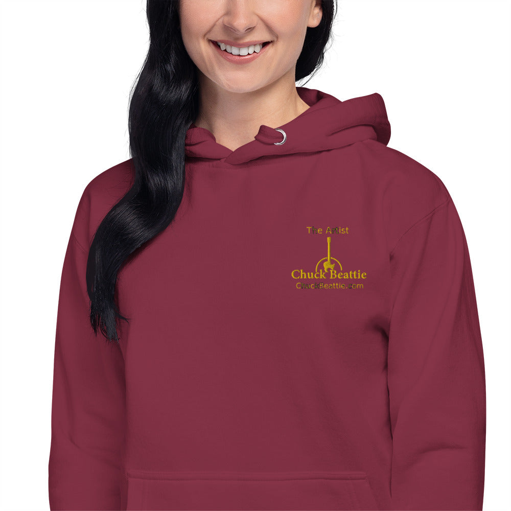 Unisex Hoodie Embroidery - Chuck Beattie