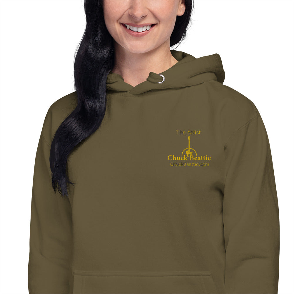Unisex Hoodie Embroidery - Chuck Beattie