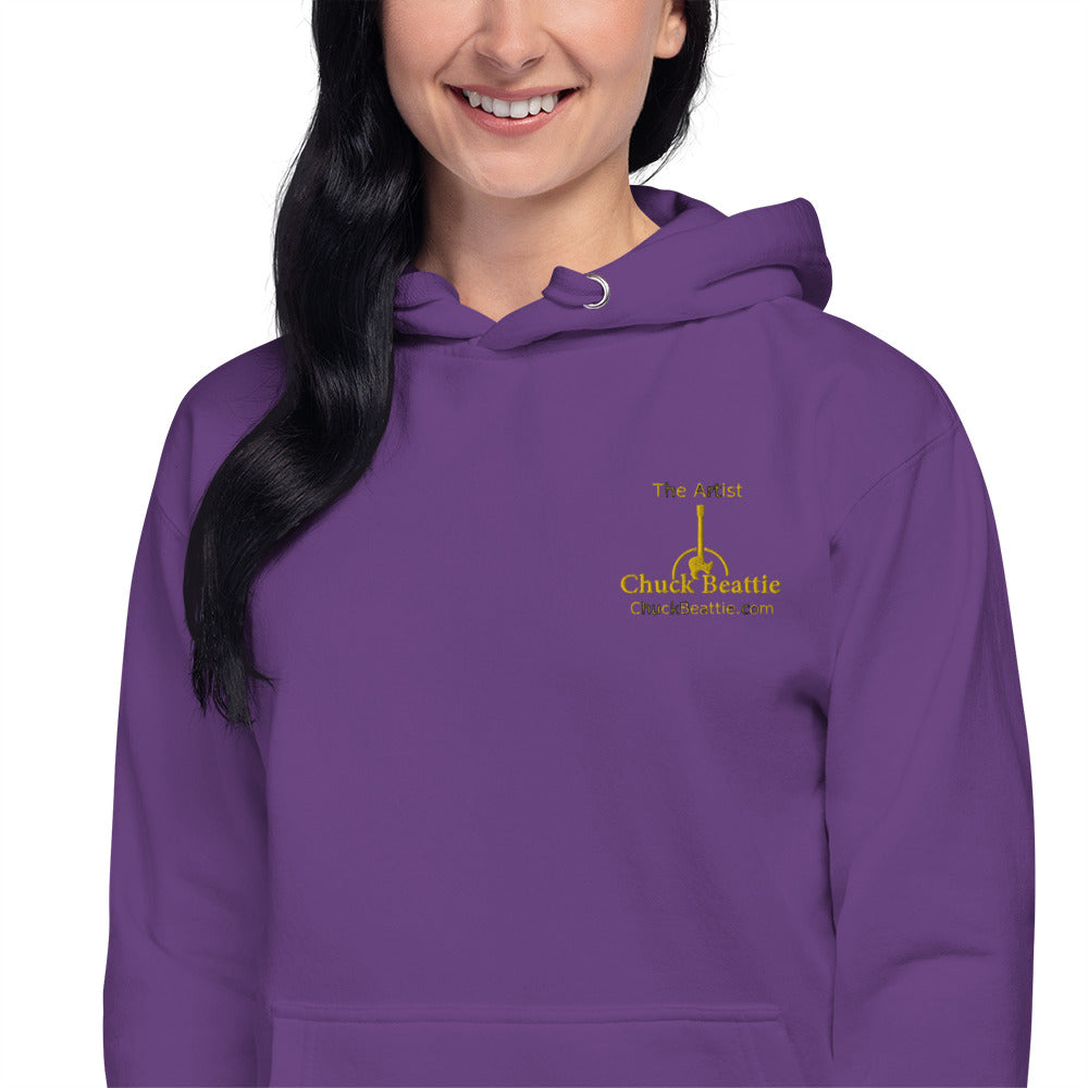 Unisex Hoodie Embroidery - Chuck Beattie