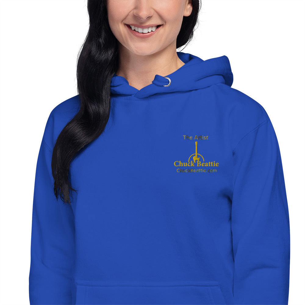 Unisex Hoodie Embroidery - Chuck Beattie